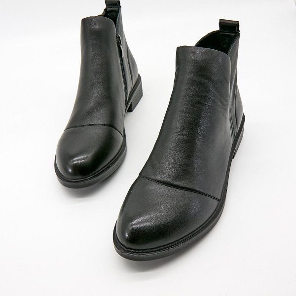 Фото Ботинки  Bonavi  черный  кожа Z-100158