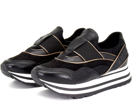 Кроссовки  Tamaris  черный  текстиль Z-8300 фото в интернет-магазине | Omadey.ru