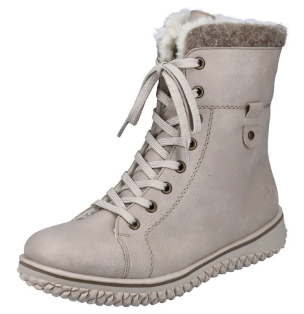 Ботинки  Rieker  бежевый  кожа искусств./текстиль Z-200624 фото в интернет-магазине | Omadey.ru