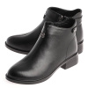 Ботинки  Baden  черный  кожа Z-100616 фото в интернет-магазине | Omadey.ru