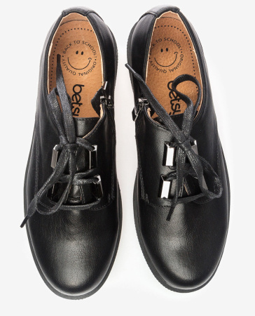 Туфли  Betsy  черный  кожа искусств. Z-8121 фото в интернет-магазине | Omadey.ru