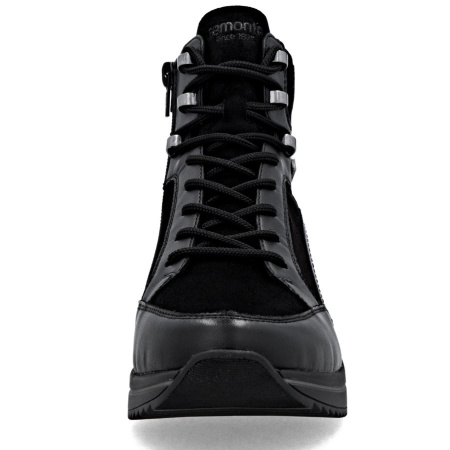 Ботинки  Remonte  черный  кожа/текстиль Z-400828 фото в интернет-магазине | Omadey.ru