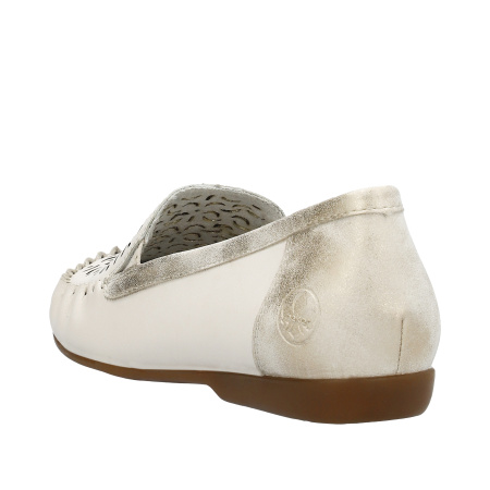 Мокасины  Rieker  бежевый  кожа/кожа искусств. F-400171 фото в интернет-магазине | Omadey.ru