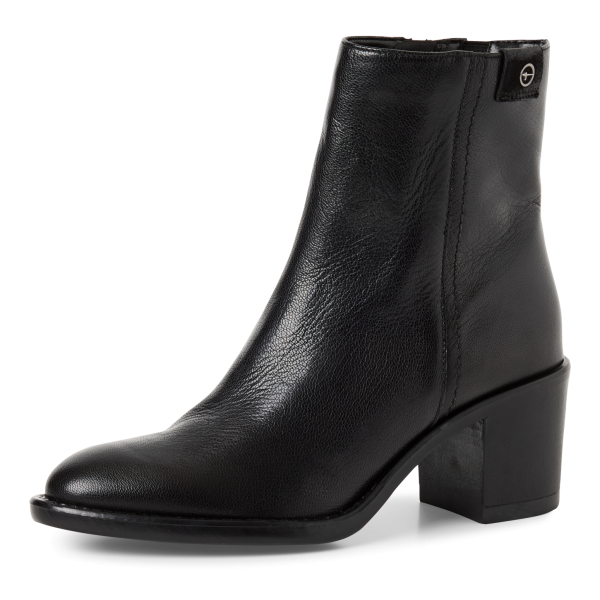 Фото Ботинки Tamaris  черный  кожа  Z-400964