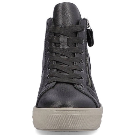 Ботинки  Remonte  черный  кожа Z-300057 фото в интернет-магазине | Omadey.ru