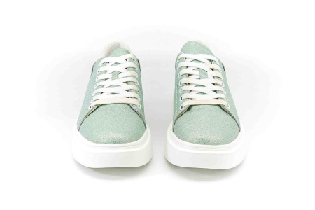 Кеды  Quattro Fiori  зеленый  кожа F-80325 фото в интернет-магазине | Omadey.ru