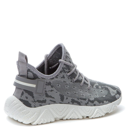 Кроссовки  женские Crosby  серый  текстиль F-90701 фото в интернет-магазине | Omadey.ru