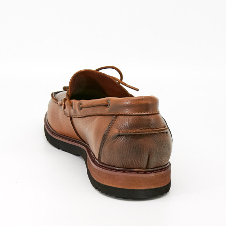 Туфли  Mirco Osvaldo  коричневый  кожа Z-90440 фото в интернет-магазине | Omadey.ru