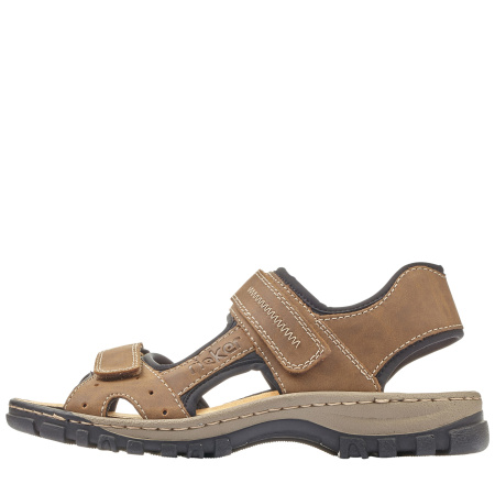 Сандалии  Rieker  коричневый  кожа искусств./текстиль F-400068 фото в интернет-магазине | Omadey.ru