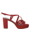 Босоножки  Marco Tozzi  красный  текстиль F-80805 фото в интернет-магазине | Omadey.ru