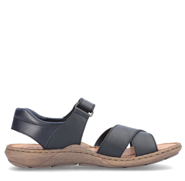 Фото Сандалии  Rieker  синий  кожа/кожа искусств. F-200248