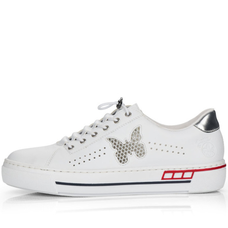 Кеды  Rieker  белый  кожа искусств./текстиль F-100601 фото в интернет-магазине | Omadey.ru Кеды  Rieker  белый  кожа искусств./текстиль F-100601 фото в интернет-магазине | Omadey.ru