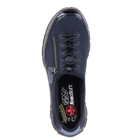 Кроссовки  Rieker  черный  кожа искусств./текстиль Z-400074 фото в интернет-магазине | Omadey.ru