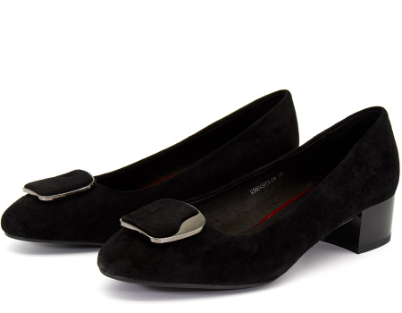 Туфли  Betsy  черный  замша искусств. Z-8250 фото в интернет-магазине | Omadey.ru
