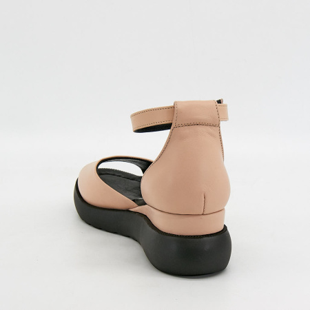 Босоножки  Dakkem  пудра  кожа F-90217 фото в интернет-магазине | Omadey.ru