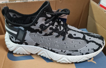 Кроссовки  Crosby  серый  текстиль F-100264 фото в интернет-магазине | Omadey.ru