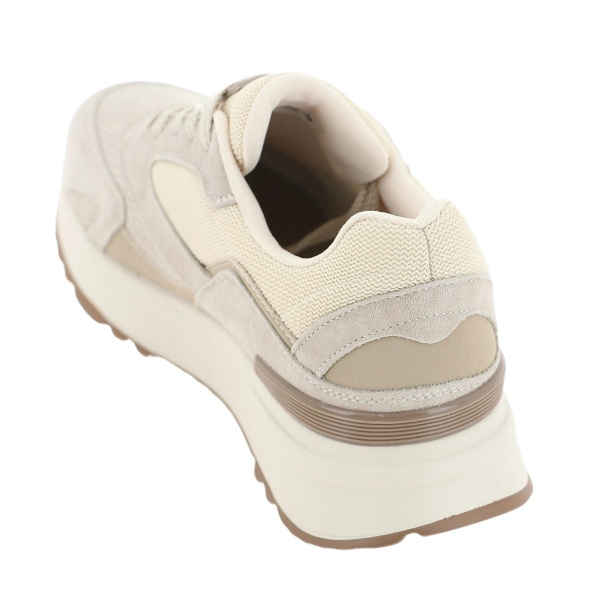 Фото Кроссовки  Baden  бежевый  кожа F-400233