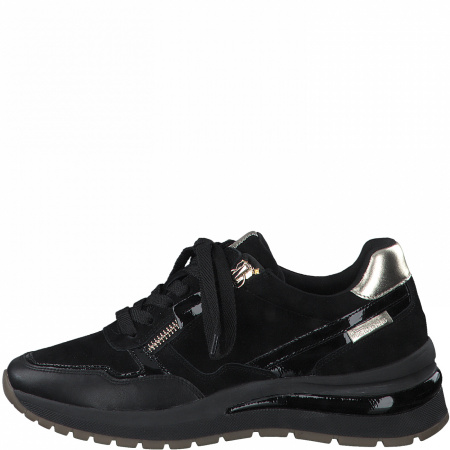 Кроссовки  Tamaris  черный  кожа Z-100127 фото в интернет-магазине | Omadey.ru