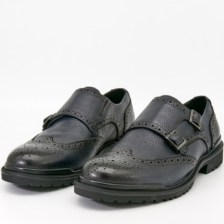 Туфли  Romitan  синий  кожа Z-90455 фото в интернет-магазине | Omadey.ru