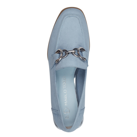 Туфли  Marco Tozzi  синий  текстиль F-300411 фото в интернет-магазине | Omadey.ru