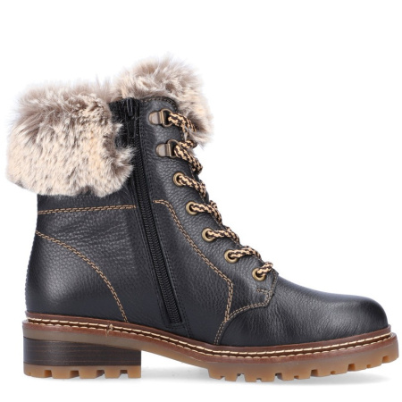 Ботинки Remonte черный кожа/кожа искусств. Z-400099 фото в интернет-магазине | Omadey.ru