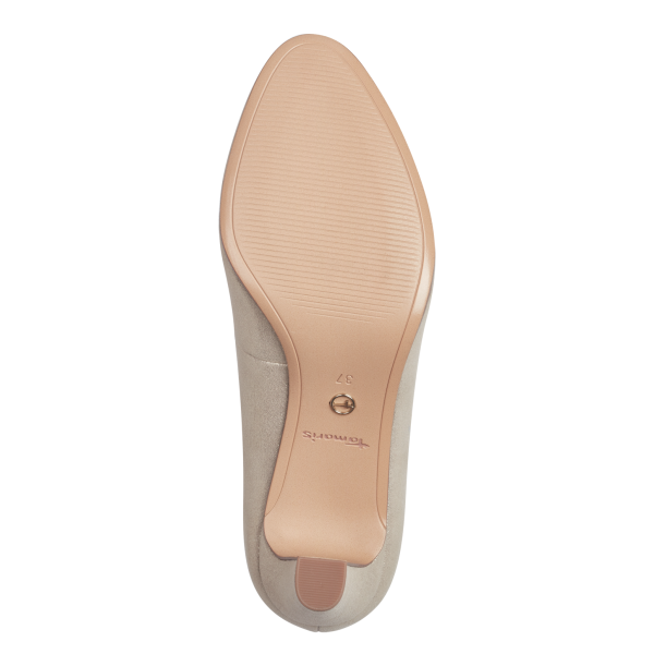 Фото Туфли  Tamaris  бежевый  кожа F-400610