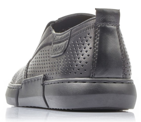 Туфли  Rieker  черный  кожа/кожа искусств. F-90131 фото в интернет-магазине | Omadey.ru