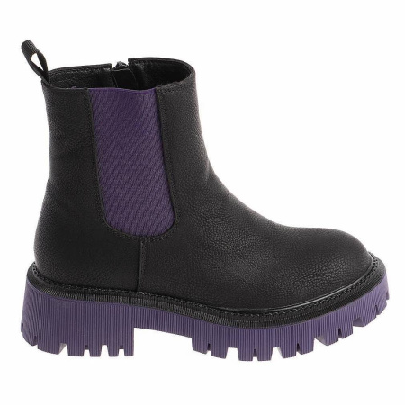 Ботинки  Betsy  черный  кожа искусств. Z-100845 фото в интернет-магазине | Omadey.ru