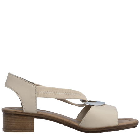 Босоножки  Rieker  бежевый  кожа/кожа искусств. F-401278 фото в интернет-магазине | Omadey.ru