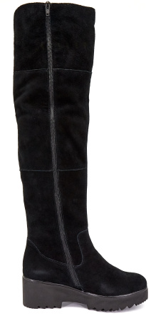 Сапоги  Remonte  черный  кожа Z-8387 фото в интернет-магазине | Omadey.ru