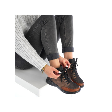 Ботинки  Rieker  мультицвет  кожа искусств./текстиль Z-100868 фото в интернет-магазине | Omadey.ru