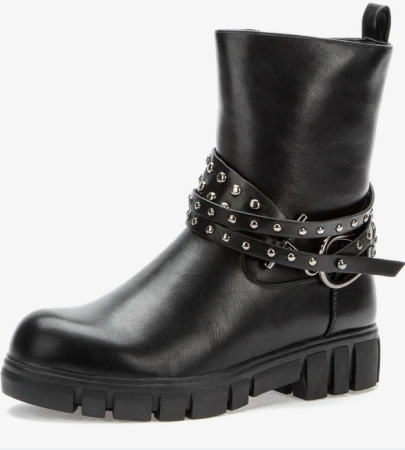 Ботинки  Betsy  черный  кожа искусств. Z-8446 фото в интернет-магазине | Omadey.ru