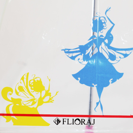 Зонт  Flioraj  прозрачный  полиэстер c09418 фото в интернет-магазине | Omadey.ru