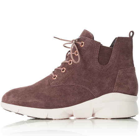 Ботинки  Rieker  сиреневый  кожа Z-90598 фото в интернет-магазине | Omadey.ru