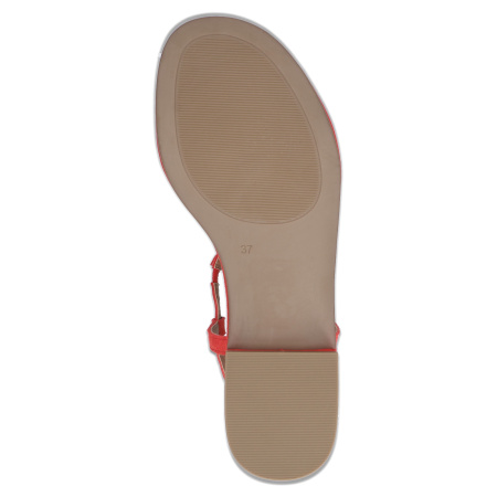 Сандалии  Caprice  коралловый  кожа F-90363 фото в интернет-магазине | Omadey.ru