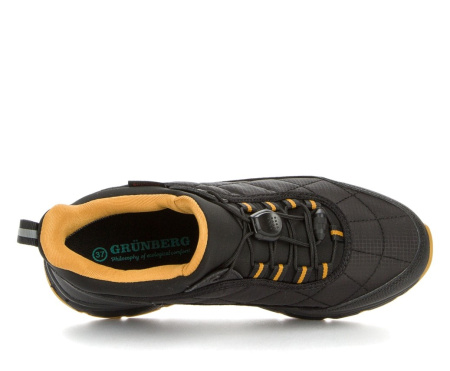 Кроссовки  Grunberg  черный  микрополитекс Z-200426 фото в интернет-магазине | Omadey.ru