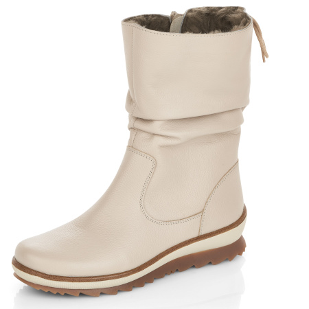 Полусапоги  женские Remonte  бежевый  кожа/кожа искусств. Z-200573 фото в интернет-магазине | Omadey.ru