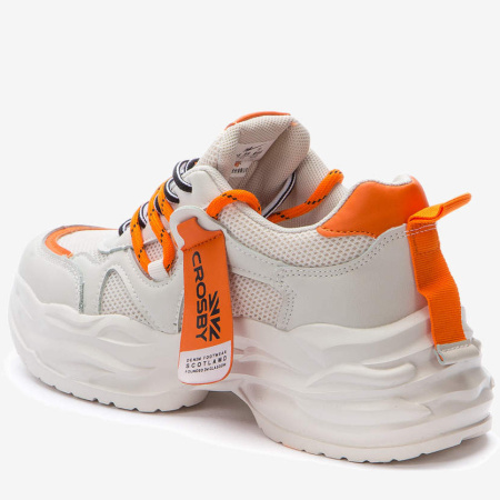 Кроссовки  Crosby  бежевый  сетка/кожа искусств. F-90699 фото в интернет-магазине | Omadey.ru