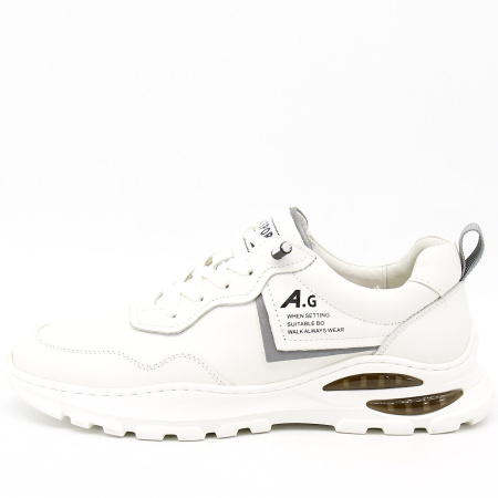 Кроссовки  Romitan  белый  кожа Z-100645 фото в интернет-магазине | Omadey.ru Кроссовки  Romitan  белый  кожа Z-100645 фото в интернет-магазине | Omadey.ru