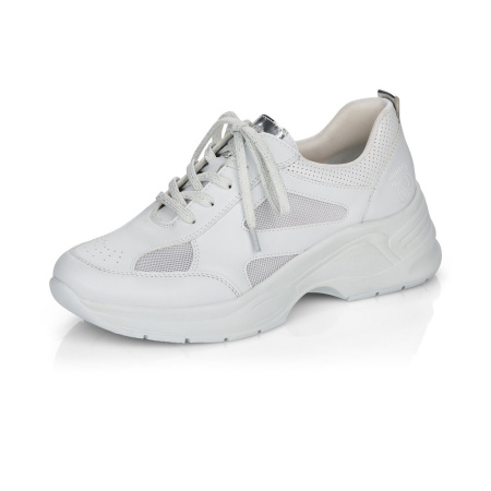 Кроссовки  Rieker  белый  кожа искусств./текстиль F-90875 фото в интернет-магазине | Omadey.ru