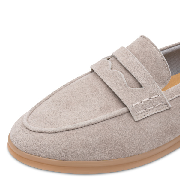 Фото Туфли  Marco Tozzi  серый  кожа Z-400973