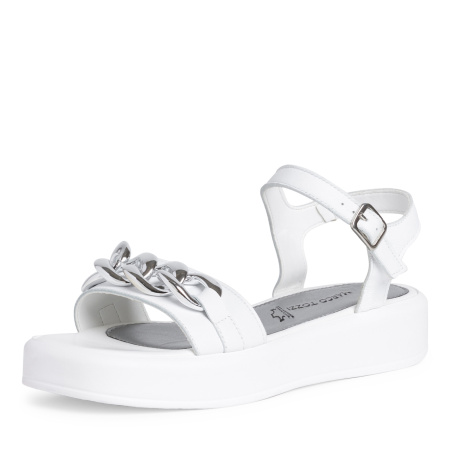Сандалии  Marco Tozzi  белый  кожа F-100429 фото в интернет-магазине | Omadey.ru