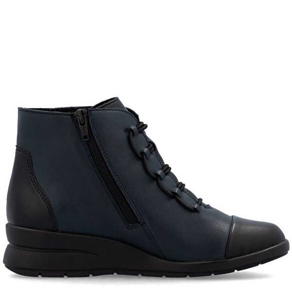 Фото Ботинки  Rieker  синий  кожа/кожа искусств. Z-400868