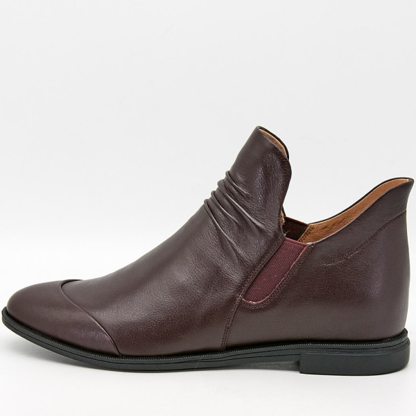 Фото Ботинки  Bonavi  бордовый  кожа Z-100178