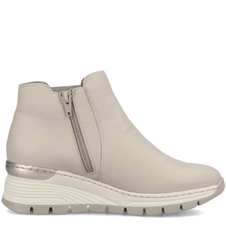 Ботинки  Rieker  бежевый  кожа искусств. Z-300122 фото в интернет-магазине | Omadey.ru