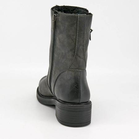 Полусапоги  Betsy  серый  кожа искусств. Z-7367 фото в интернет-магазине | Omadey.ru