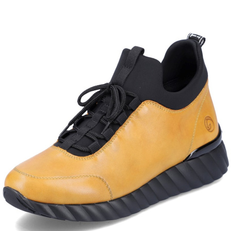 Полуботинки  Remonte  желтый  кожа/текстиль Z-400109 фото в интернет-магазине | Omadey.ru