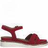 Сандалии  Tamaris  бордовый  кожа F-90743 фото в интернет-магазине | Omadey.ru