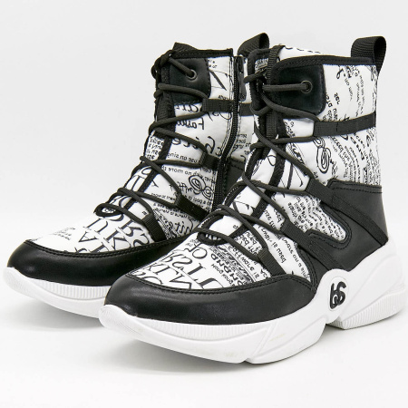 Ботинки  Betsy  белый  нейлон Z-100848 фото в интернет-магазине | Omadey.ru