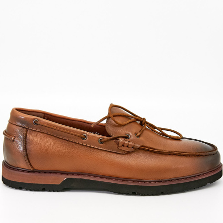 Туфли  Mirco Osvaldo  коричневый  кожа Z-90440 фото в интернет-магазине | Omadey.ru